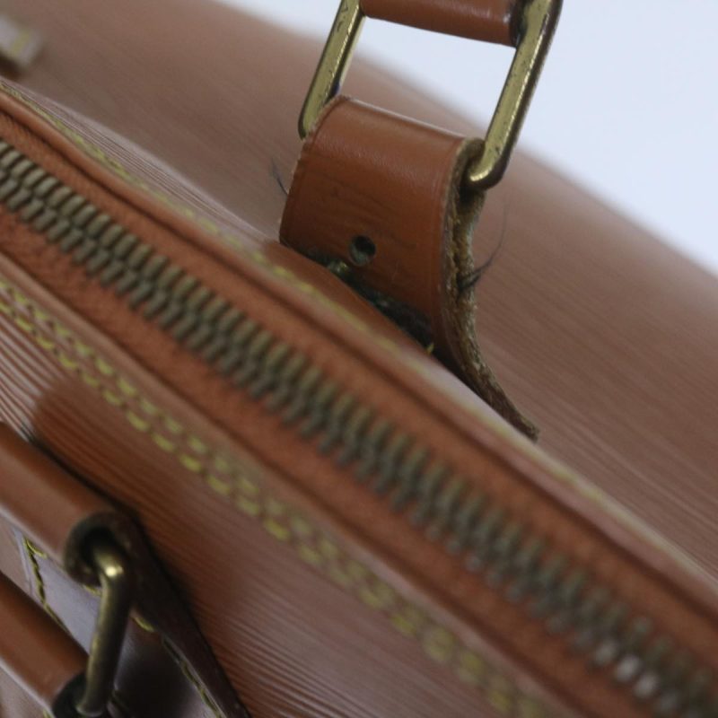 Louis Vuitton Epi Alma Hand Bag Brown M5214D  61824 - Image 9
