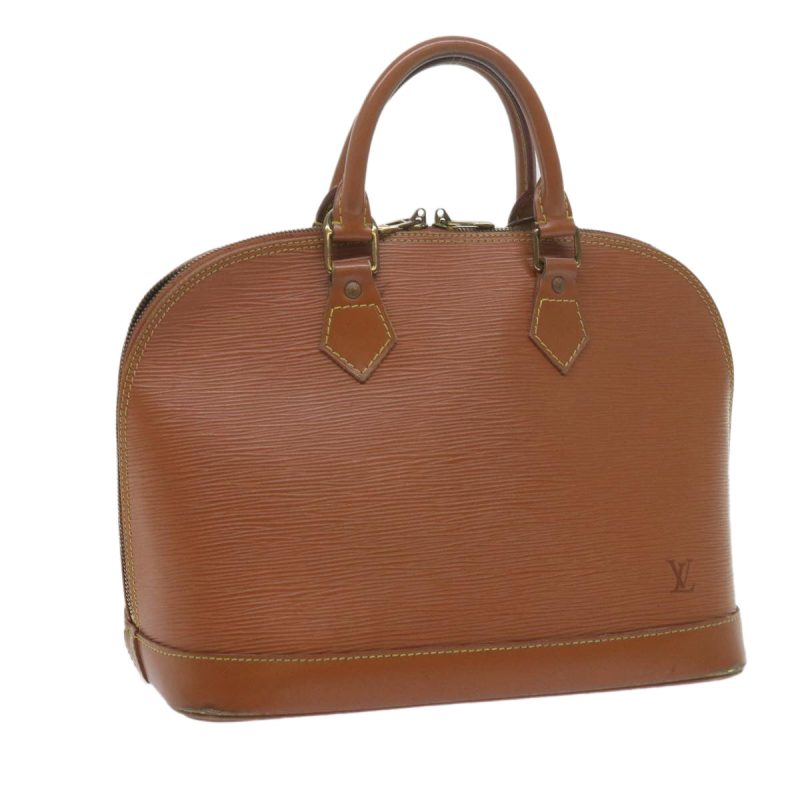 Louis Vuitton Epi Alma Hand Bag Brown M5214D  61824