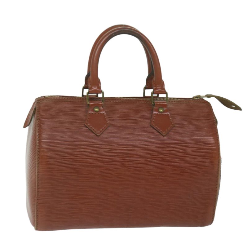 Louis Vuitton Epi Speedy 25 Hand Bag Brown M43013  61859