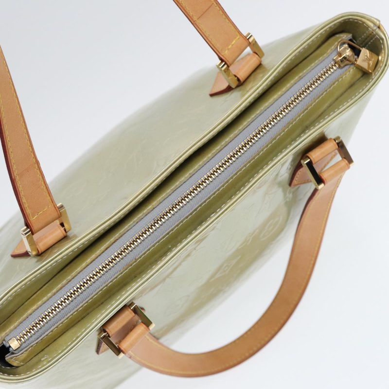 Louis Vuitton Monogram Vernis Houston Hand Bag Gris M91053  73418 - Image 6