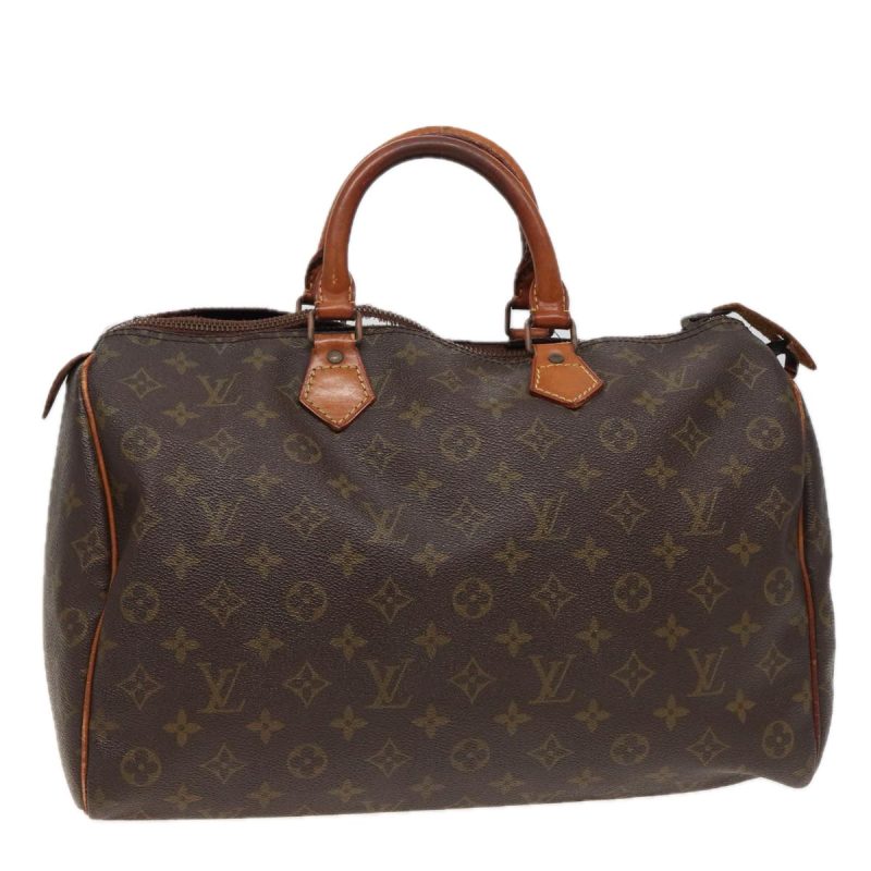 Louis Vuitton Monogram Speedy 35 Hand Bag Vintage M41524  76672