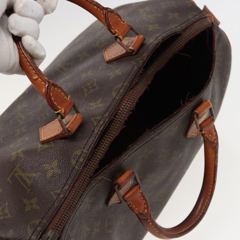Louis Vuitton Monogram Speedy 35 Hand Bag Vintage M41524  76672 - Image 6