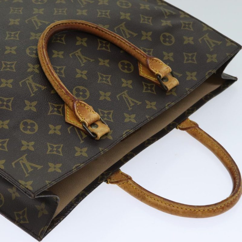 Louis Vuitton Monogram Sac Plat Hand Bag M51140  77617 - Image 6