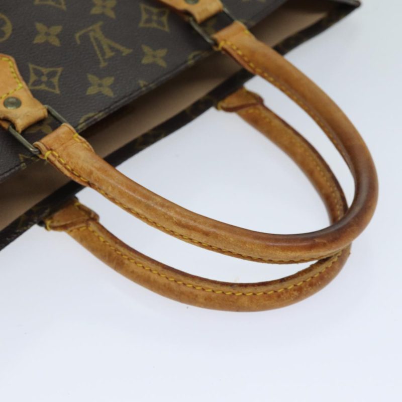 Louis Vuitton Monogram Sac Plat Hand Bag M51140  77617 - Image 7