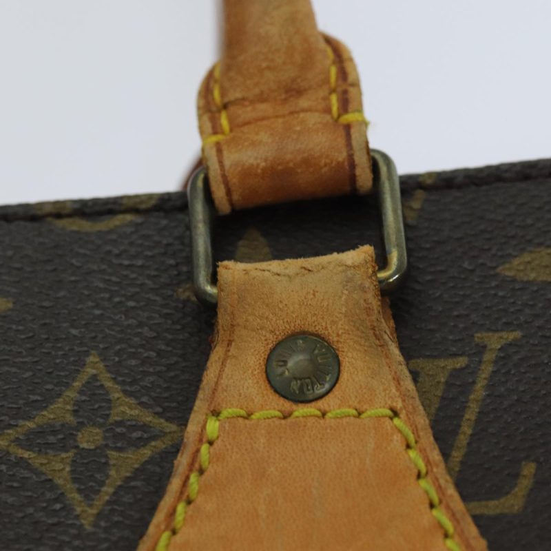 Louis Vuitton Monogram Sac Plat Hand Bag M51140  77617 - Image 9