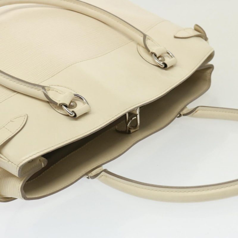 Louis Vuitton Epi Passy GM Hand Bag White Yvoire M5926J  77713 - Image 6