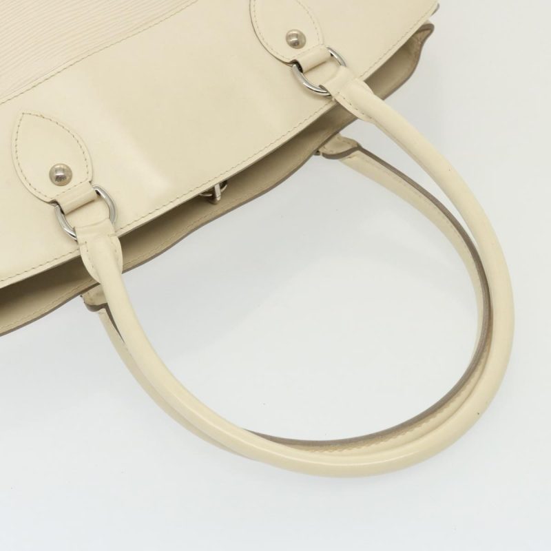 Louis Vuitton Epi Passy GM Hand Bag White Yvoire M5926J  77713 - Image 7