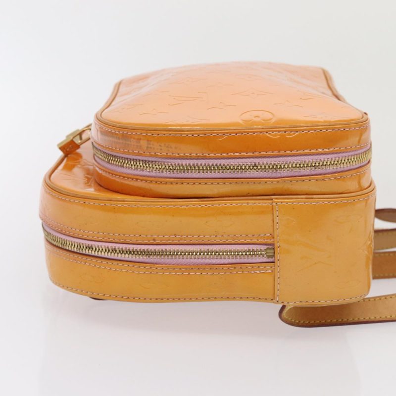 Louis Vuitton Monogram Vernis Marley Backpack Marshmallow Pink M91039 Auth 77716 - Image 5
