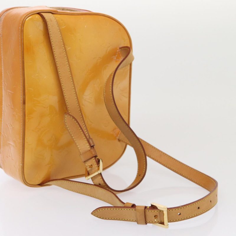 Louis Vuitton Monogram Vernis Marley Backpack Marshmallow Pink M91039 Auth 77716 - Image 7