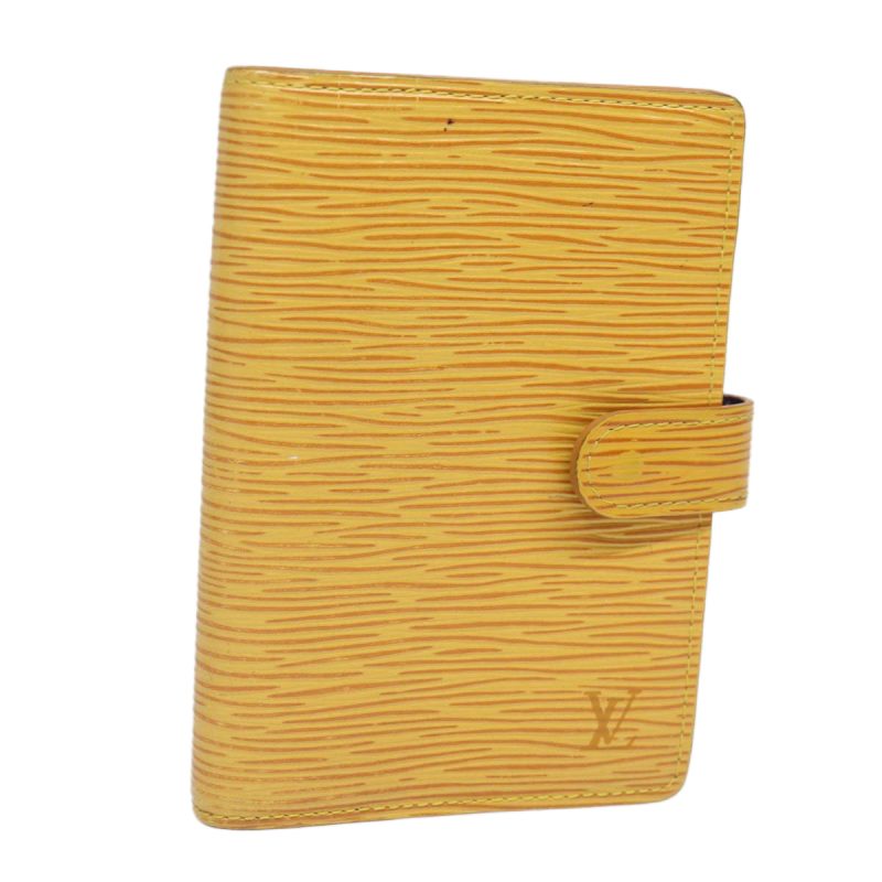 Louis Vuitton Epi Agenda PM Day Planner Cover Yellow R20059  77793