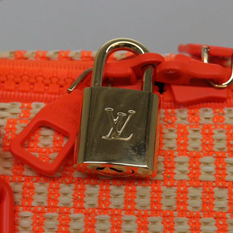 Louis Vuitton Damier Giant Keepall Bandouliere 50 Bag Beige M57419 Auth 78074S - Image 9