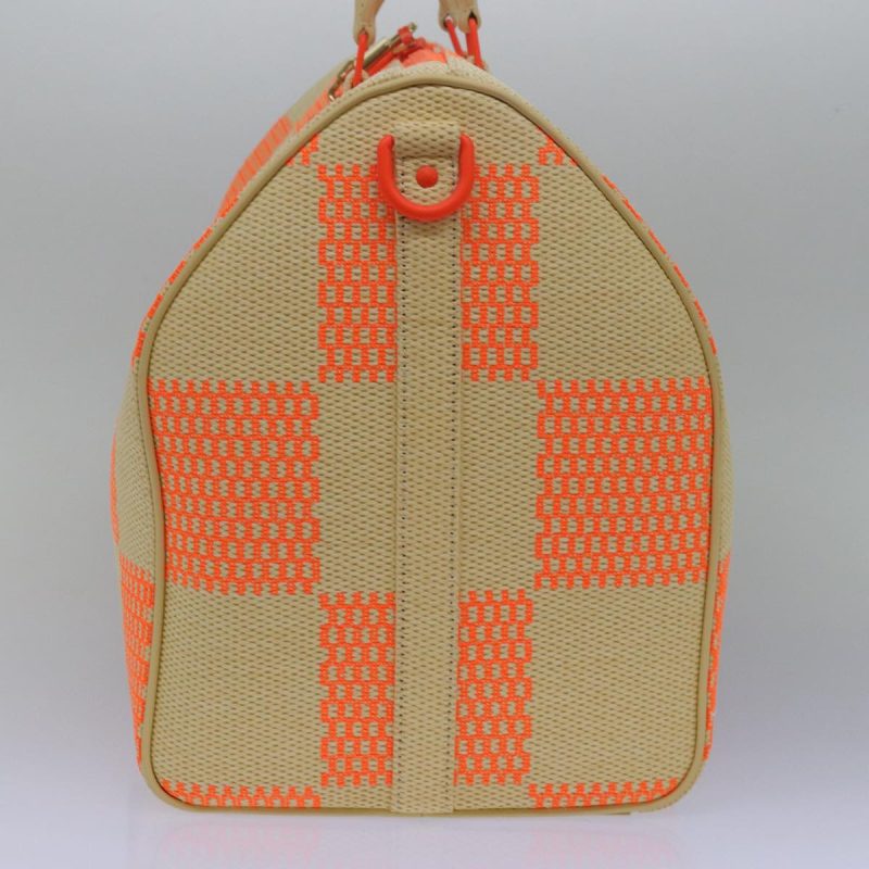 Louis Vuitton Damier Giant Keepall Bandouliere 50 Bag Beige M57419 Auth 78074S - Image 4