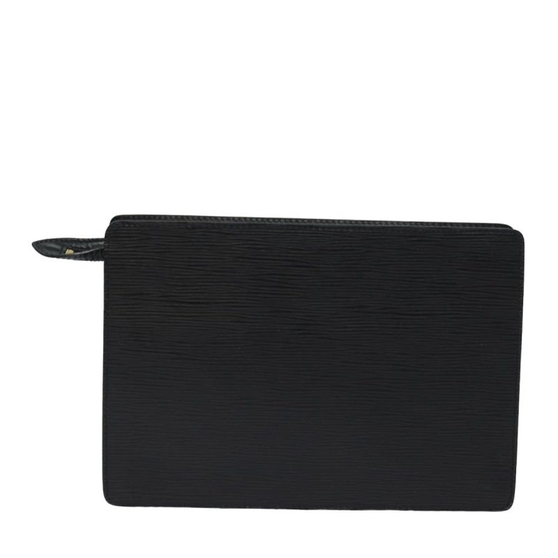 Louis Vuitton Epi Pochette Homme Clutch Bag Black Noir M52522  78111 - Image 2