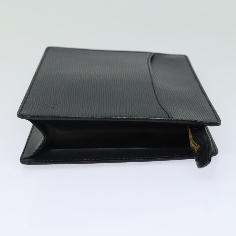Louis Vuitton Epi Pochette Homme Clutch Bag Black Noir M52522  78111 - Image 4