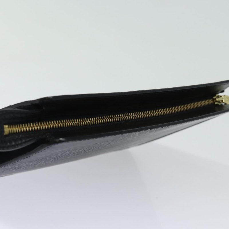 Louis Vuitton Epi Pochette Homme Clutch Bag Black Noir M52522  78111 - Image 6