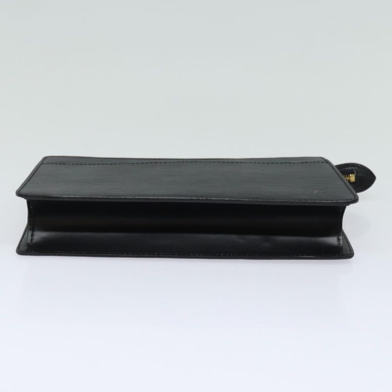 Louis Vuitton Epi Pochette Homme Clutch Bag Black Noir M52522  78111 - Image 5