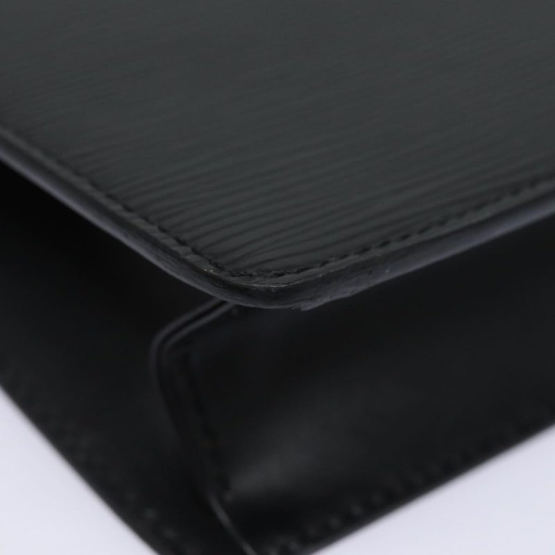 Louis Vuitton Epi Pochette Homme Clutch Bag Black Noir M52522  78111 - Image 7