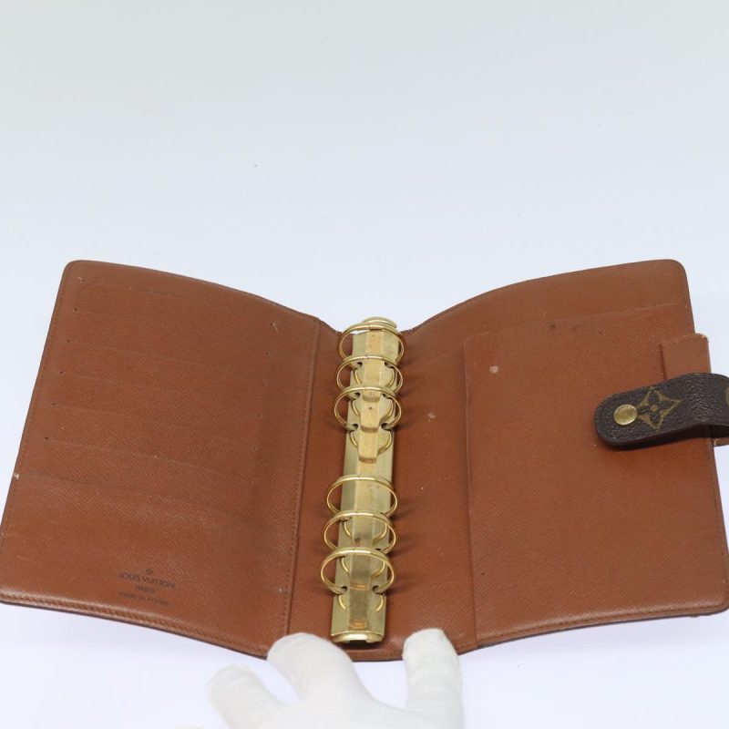 Louis Vuitton Monogram Agenda MM Day Planner Cover R20105  78117 - Image 8