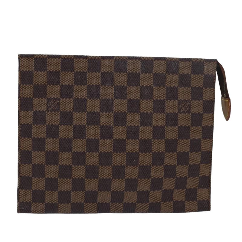 Louis Vuitton Damier Ebene Poche Toilette 26 Pouch N47543  78127