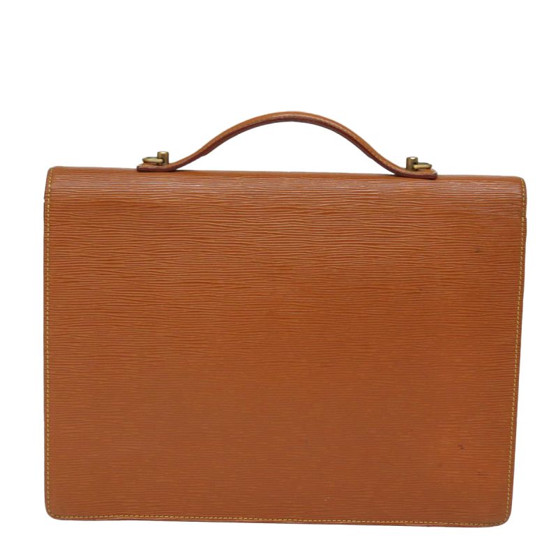 Louis Vuitton Epi Porte Documents Bandouliere Brown M54468  78147 - Image 2