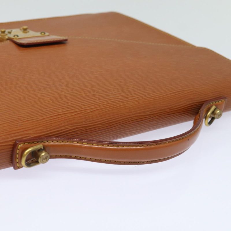 Louis Vuitton Epi Porte Documents Bandouliere Brown M54468  78147 - Image 6