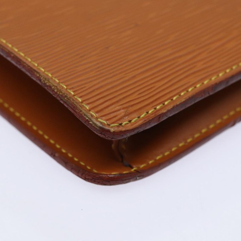 Louis Vuitton Epi Porte Documents Bandouliere Brown M54468  78147 - Image 8