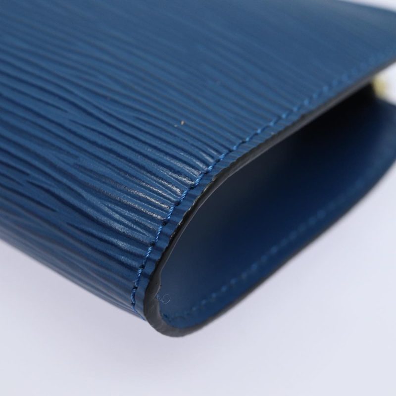 Louis Vuitton Epi Bucket PM Pouch Blue  78159 - Image 9
