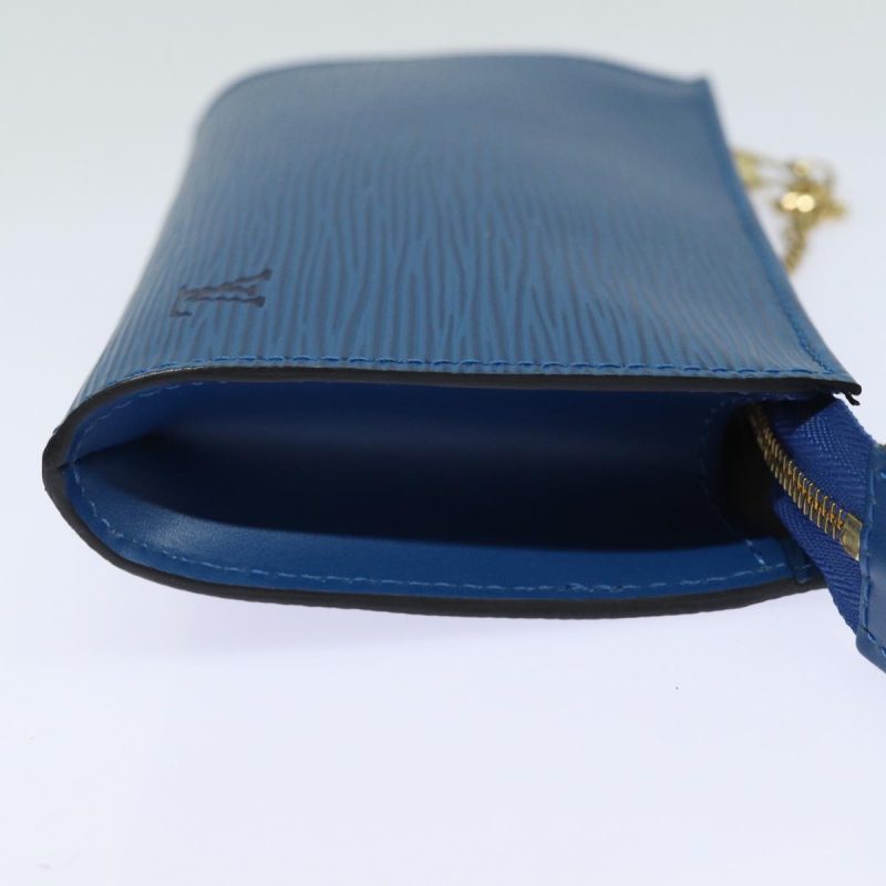 Louis Vuitton Epi Bucket PM Pouch Blue  78159 - Image 3