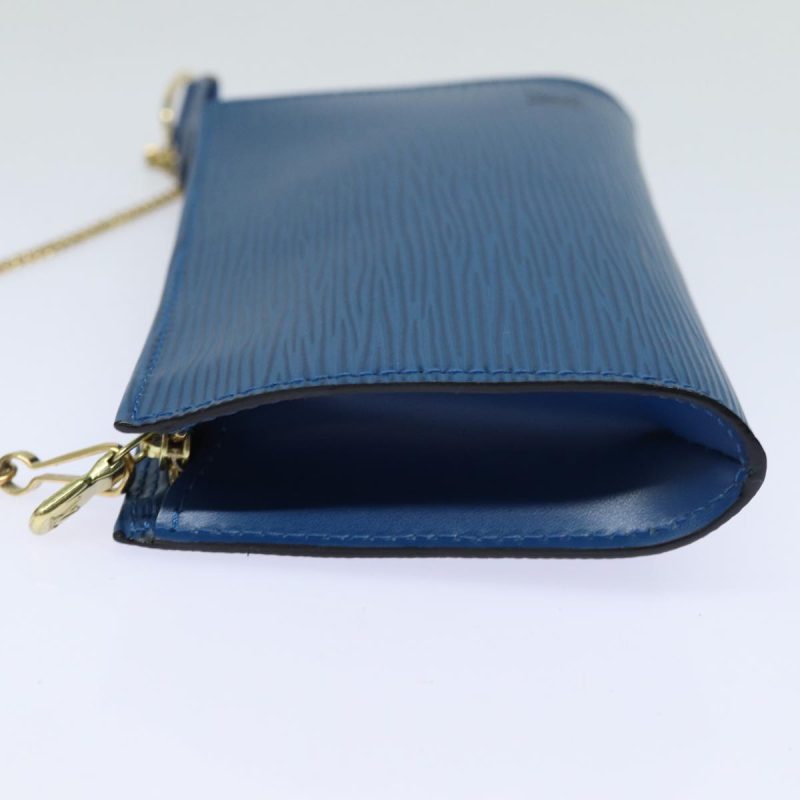 Louis Vuitton Epi Bucket PM Pouch Blue  78159 - Image 4