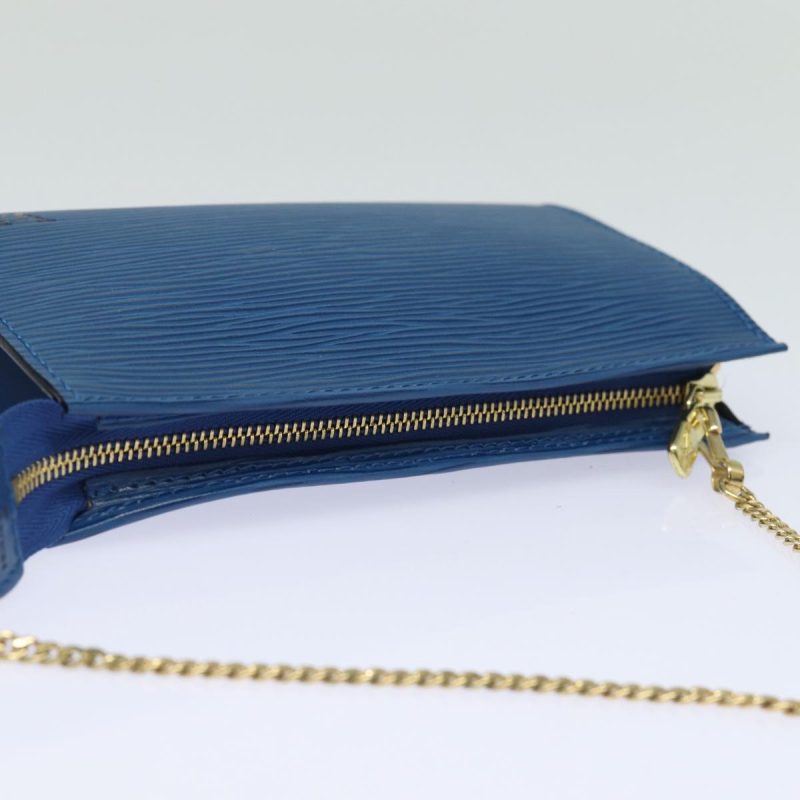 Louis Vuitton Epi Bucket PM Pouch Blue  78159 - Image 6