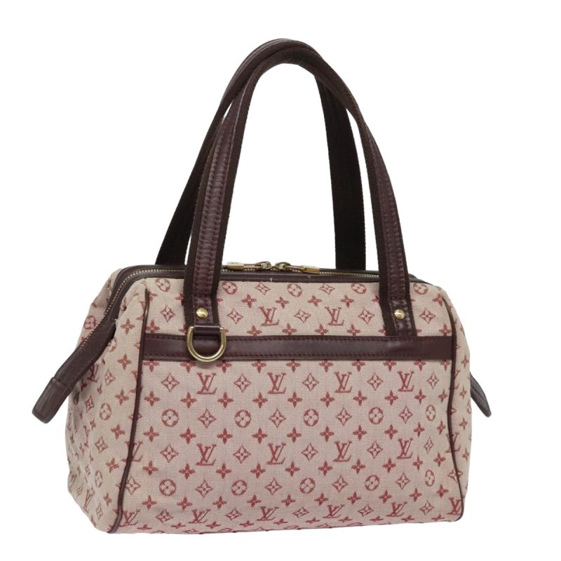 Louis Vuitton Monogram Mini Josephine PM Hand Bag Red M92216  78198