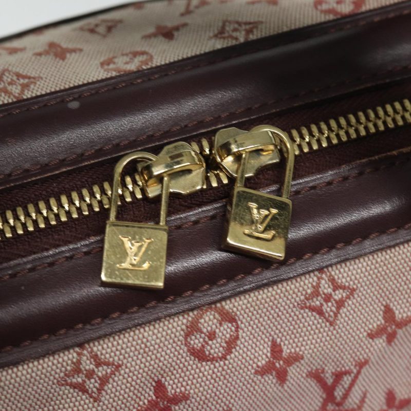 Louis Vuitton Monogram Mini Josephine PM Hand Bag Red M92216  78198 - Image 10