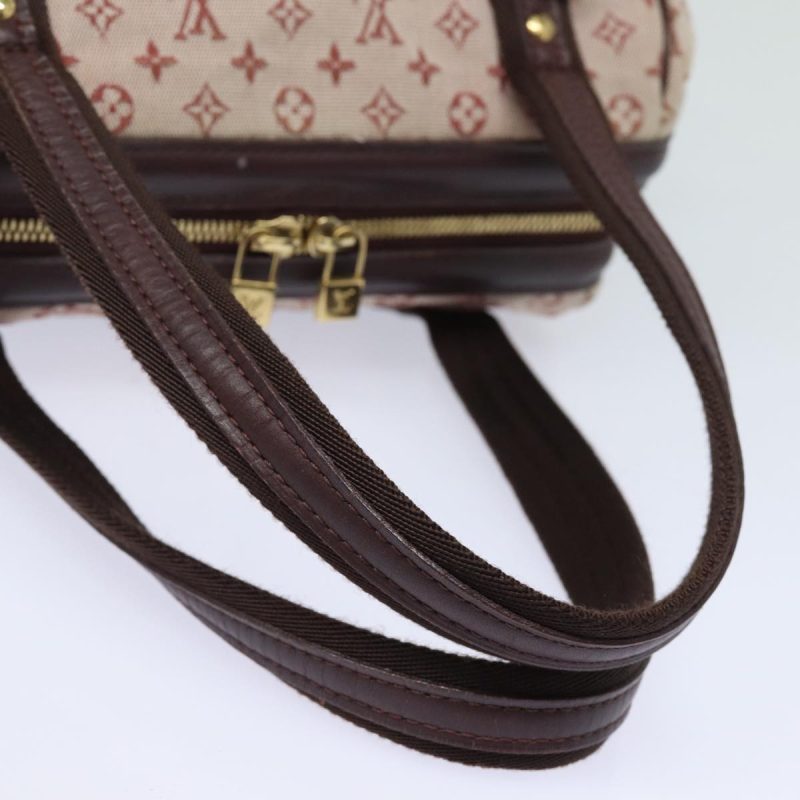 Louis Vuitton Monogram Mini Josephine PM Hand Bag Red M92216  78198 - Image 7