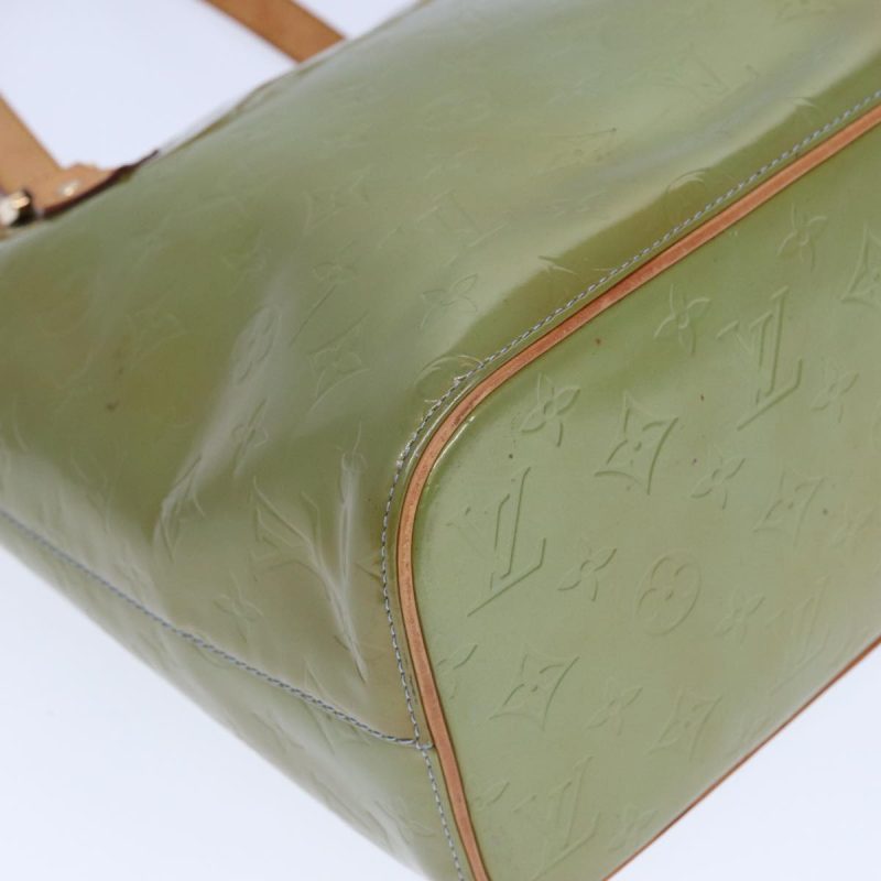 Louis Vuitton Monogram Vernis Houston Hand Bag Baby Blue M91005  78212 - Image 9