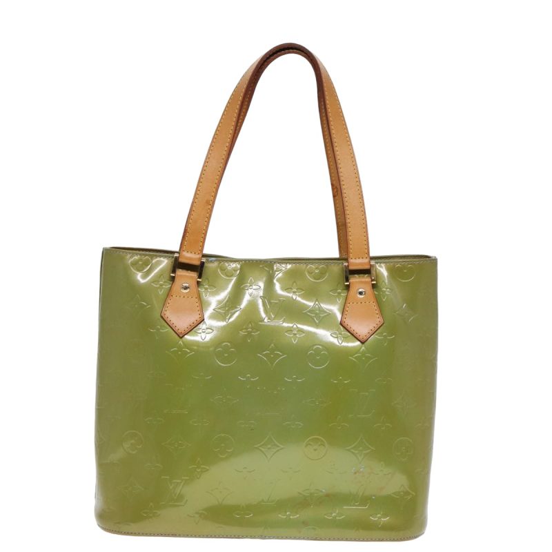 Louis Vuitton Monogram Vernis Houston Hand Bag Baby Blue M91005  78212 - Image 2