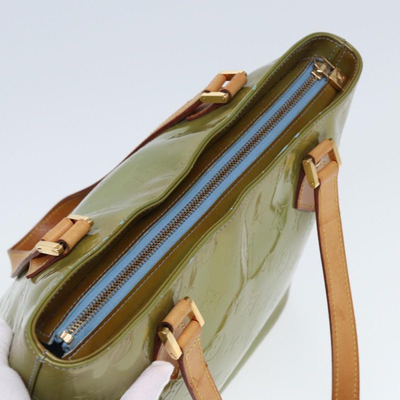 Louis Vuitton Monogram Vernis Houston Hand Bag Baby Blue M91005  78212 - Image 6