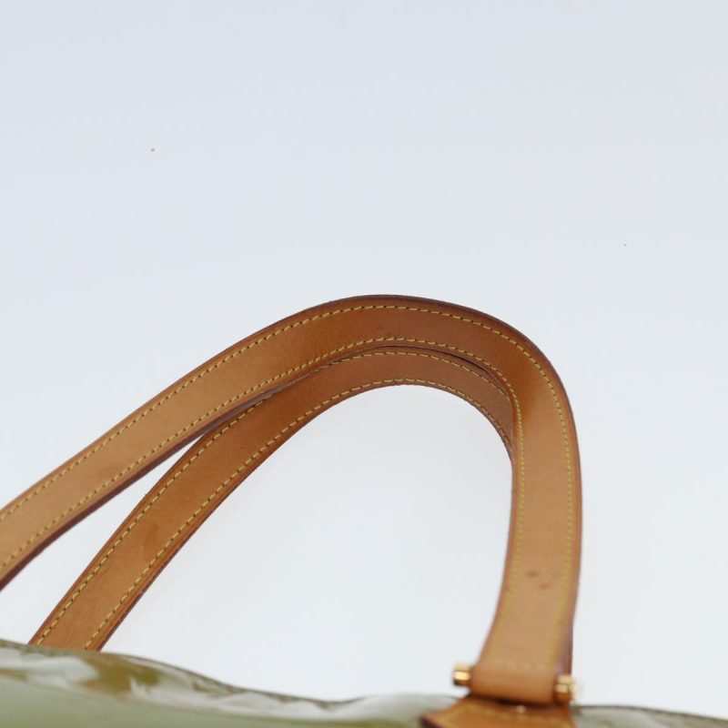Louis Vuitton Monogram Vernis Houston Hand Bag Baby Blue M91005  78212 - Image 8