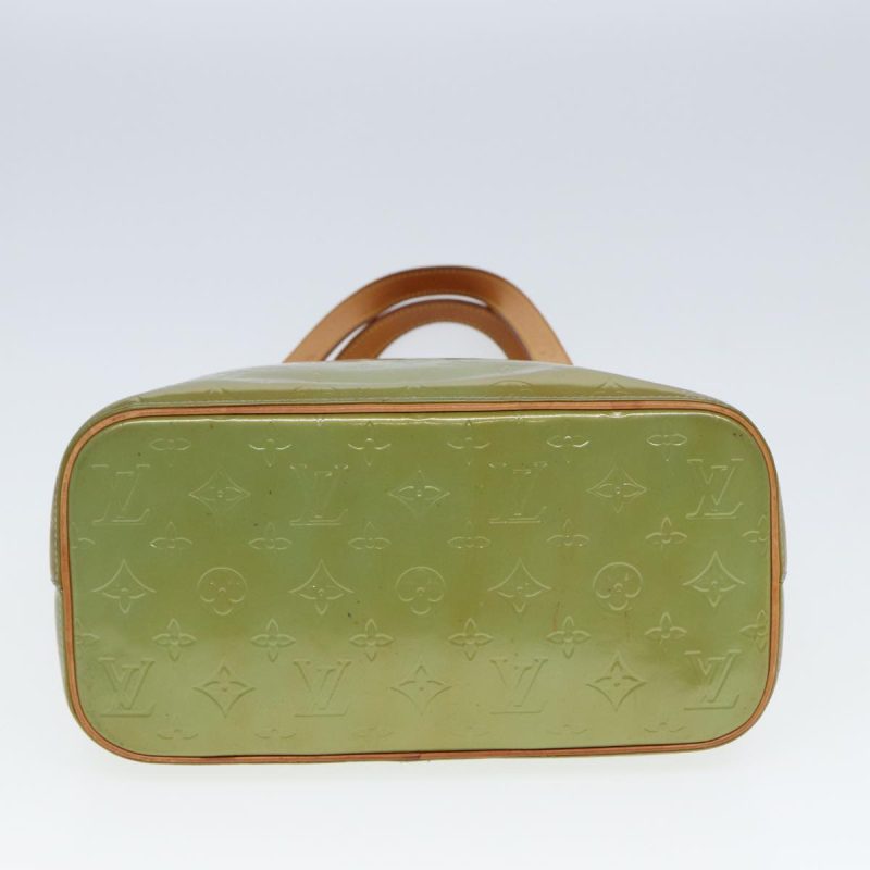Louis Vuitton Monogram Vernis Houston Hand Bag Baby Blue M91005  78212 - Image 5