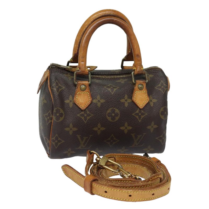 Louis Vuitton Monogram Mini Speedy Bandouliere Japon 88 Bag M99014 Auth 78304