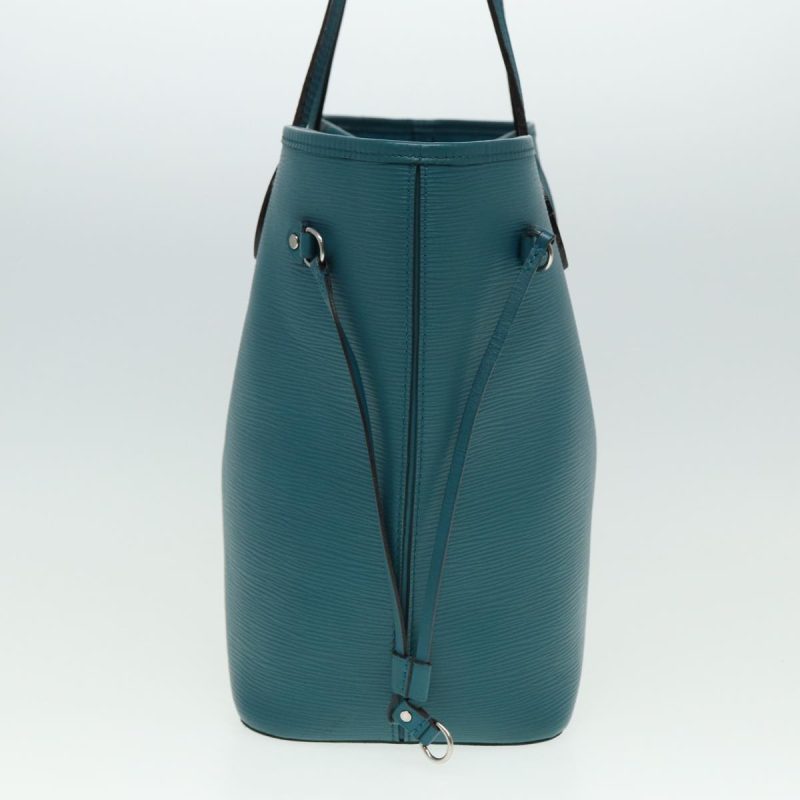 Louis Vuitton Epi Neverfull MM Tote Bag Cyan M40930  78322 - Image 3