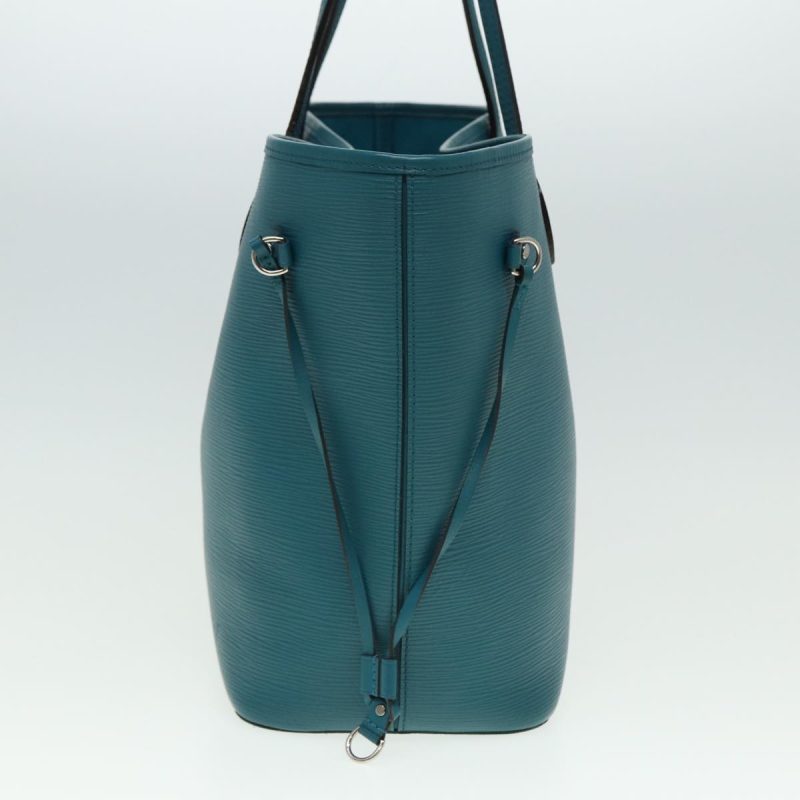 Louis Vuitton Epi Neverfull MM Tote Bag Cyan M40930  78322 - Image 4
