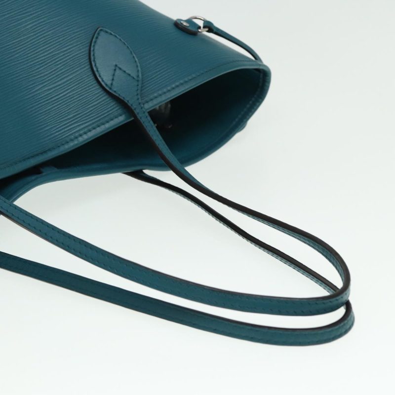 Louis Vuitton Epi Neverfull MM Tote Bag Cyan M40930  78322 - Image 7