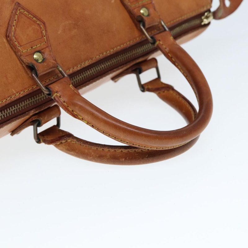 Louis Vuitton Nomad leather Speedy 30 Hand Bag Beige M85392  78349 - Image 7