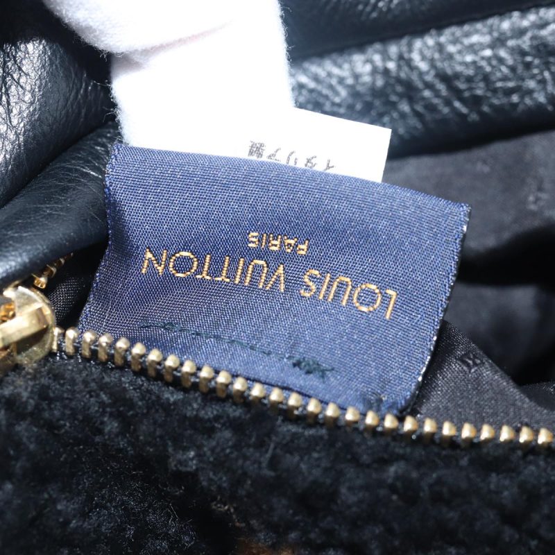 Louis Vuitton Monogram Teddy Mansion Mouton Teddy Bag Black M76564 Auth 78371A - Image 9