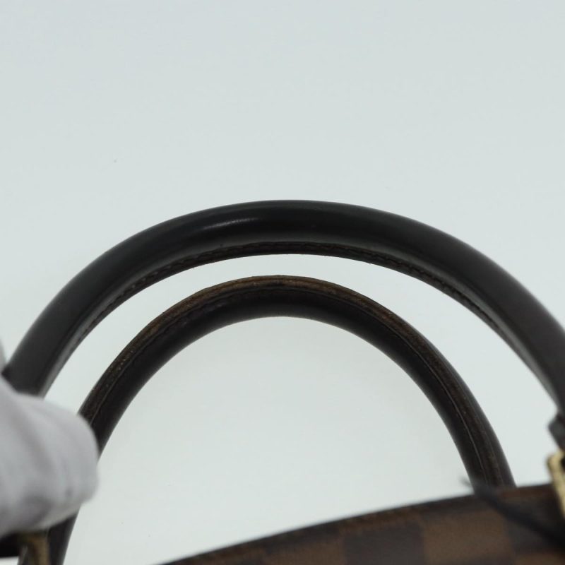 Louis Vuitton Damier Ebene Sac Plat Hand Bag N51140  78575 - Image 8
