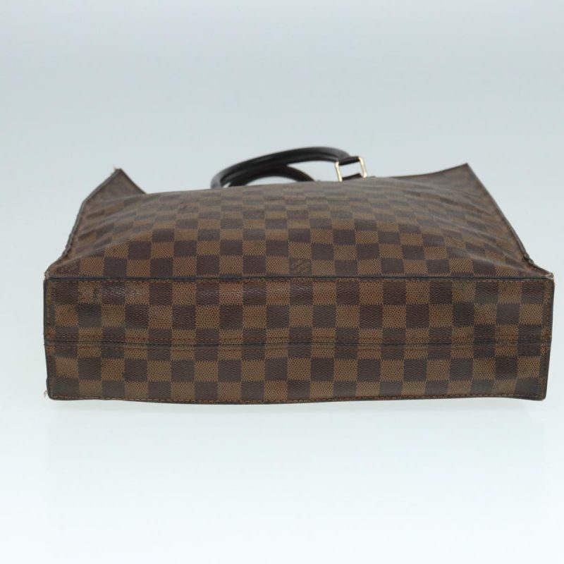 Louis Vuitton Damier Ebene Sac Plat Hand Bag N51140  78575 - Image 9
