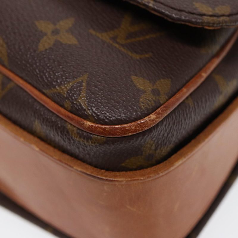 Louis Vuitton Monogram Cartouchiere MM Shoulder Bag Vintage M51253  78689 - Image 9