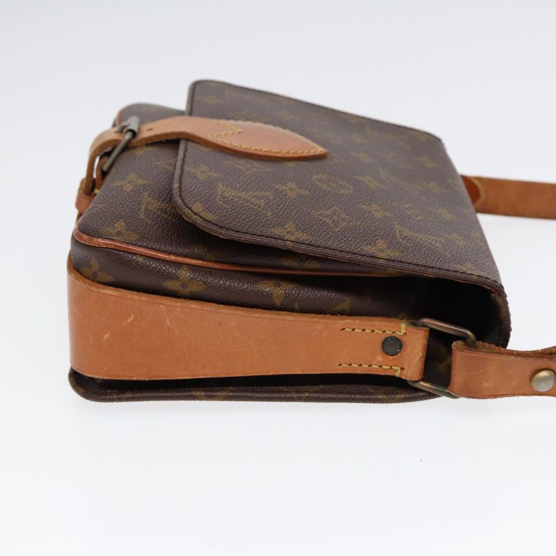 Louis Vuitton Monogram Cartouchiere MM Shoulder Bag Vintage M51253  78689 - Image 3