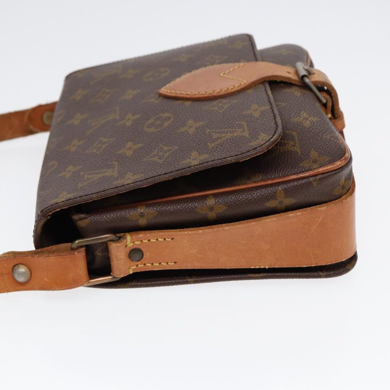 Louis Vuitton Monogram Cartouchiere MM Shoulder Bag Vintage M51253  78689 - Image 4