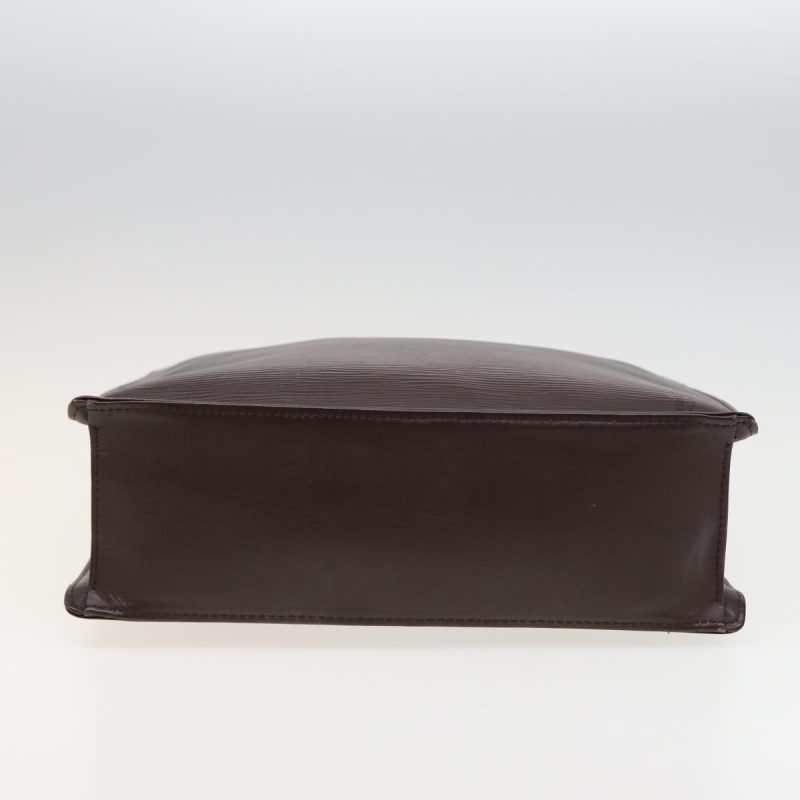 Louis Vuitton Epi Sac Plat Hand Bag Mocha Brown M5908D  78894 - Image 5